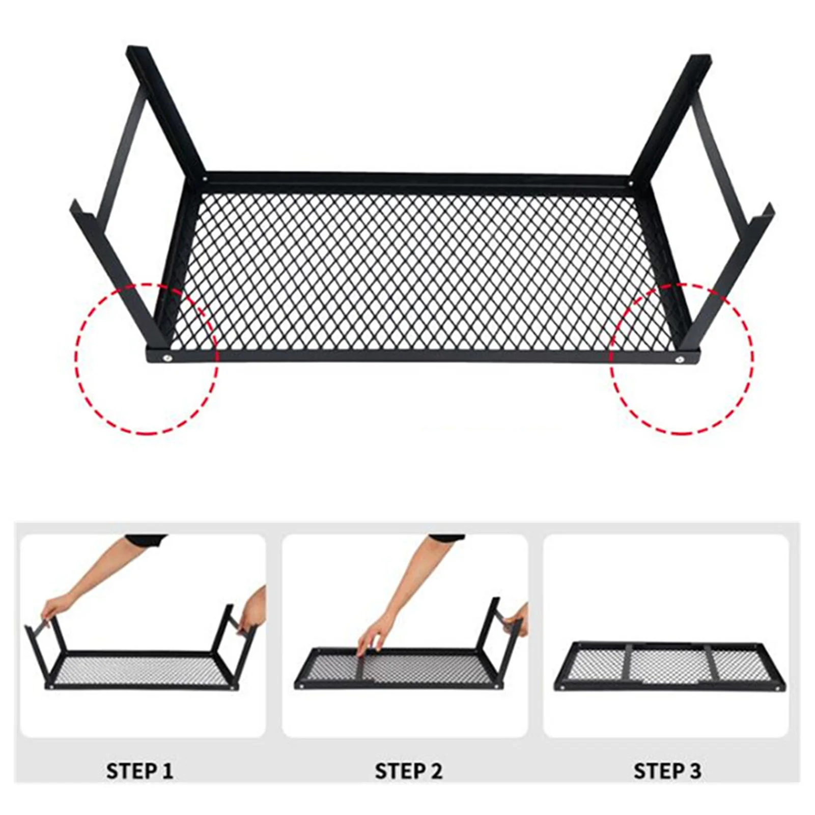 Портативная Складная Подставка для гриля и барбекю стол приготовления пищи