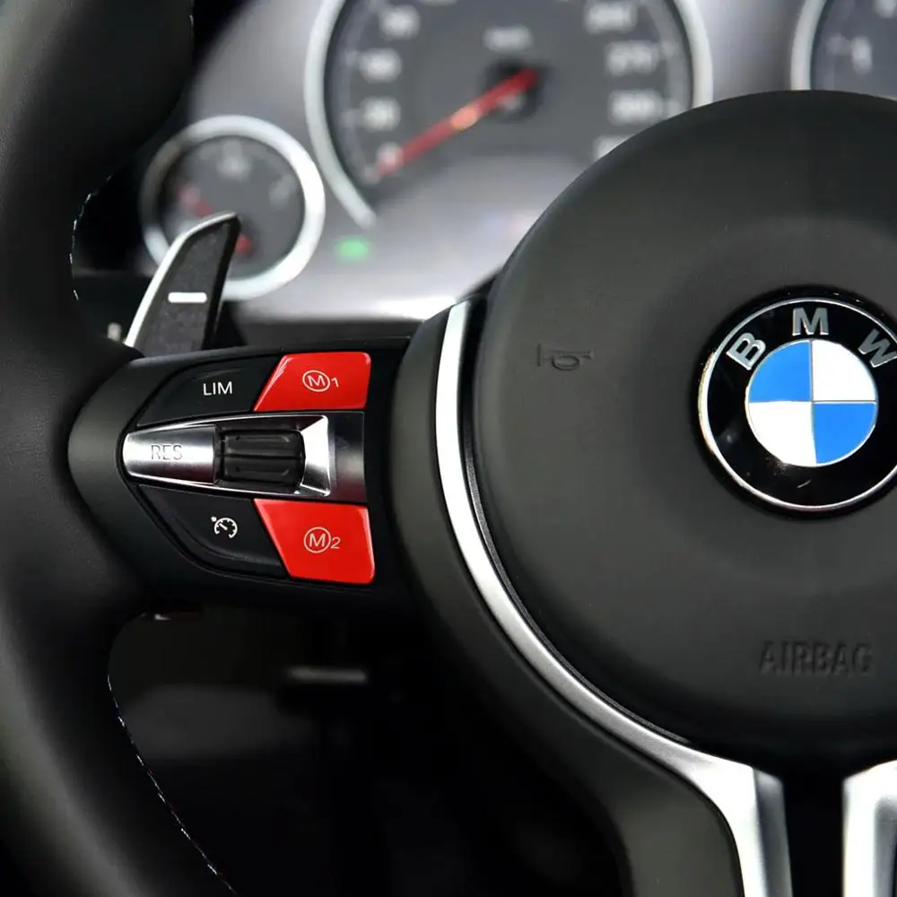 Кнопка запуска двигателя на руль M1 M2 для BMW M3 M4 M5 M6 X5M X6M F80 F82 F83 F10 F15 F16 F21 F30 F32 F33 F36 F06 F12