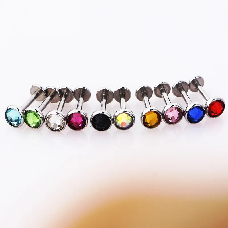 2 шт плоские серьги гвоздики с жемчужинами для ушной хрящ модные пирсинга