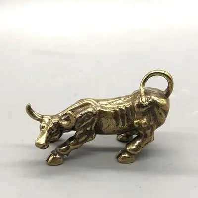 

Exquisite Brass Antique (Wall Street cattle) home decoration small ornament