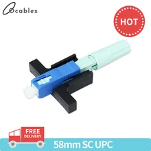 New Model 58MM SC UPC Fast Connector Single-Mode Connector FTTH Tool Cold Connector Tool Fiber Optic Fast Connnector