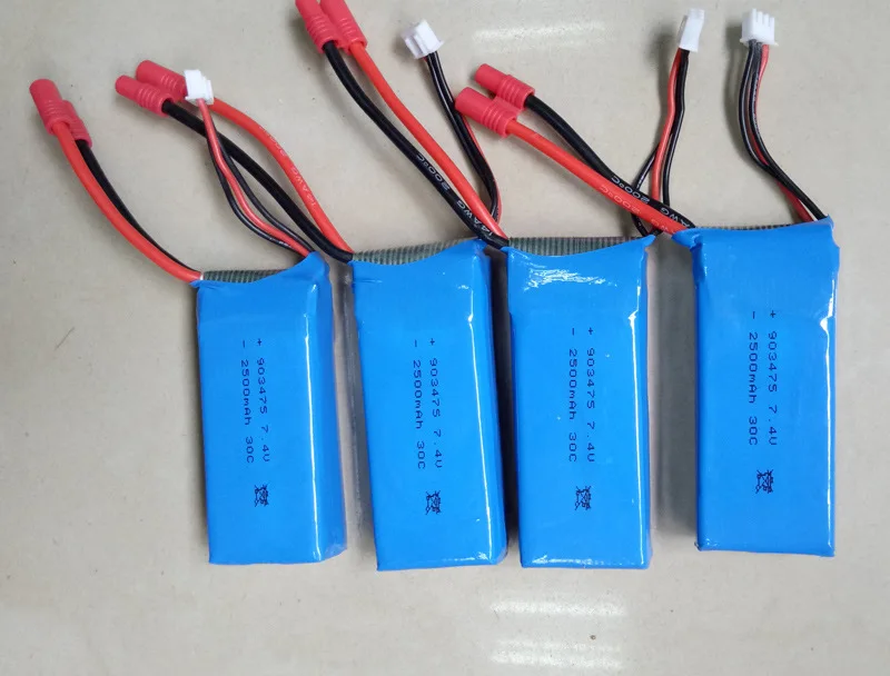 

Syma Drone Spare Parts Upgrade Lithium Battery 7.4V 2500mAh for X8C X8W X8G X8HC X8HW X8HG RC Quadcopter