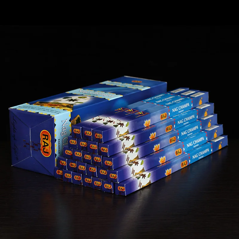 Цветочный запах индийские палочки для благовоний Nag Champa фиолетовая палочка