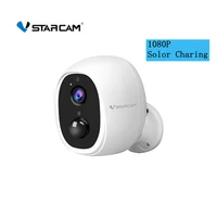 vstarcam new arrival cb53 mini 5000 mah battery cameca 1080 hd smart wifi cam with solar charging panel free cloud storage