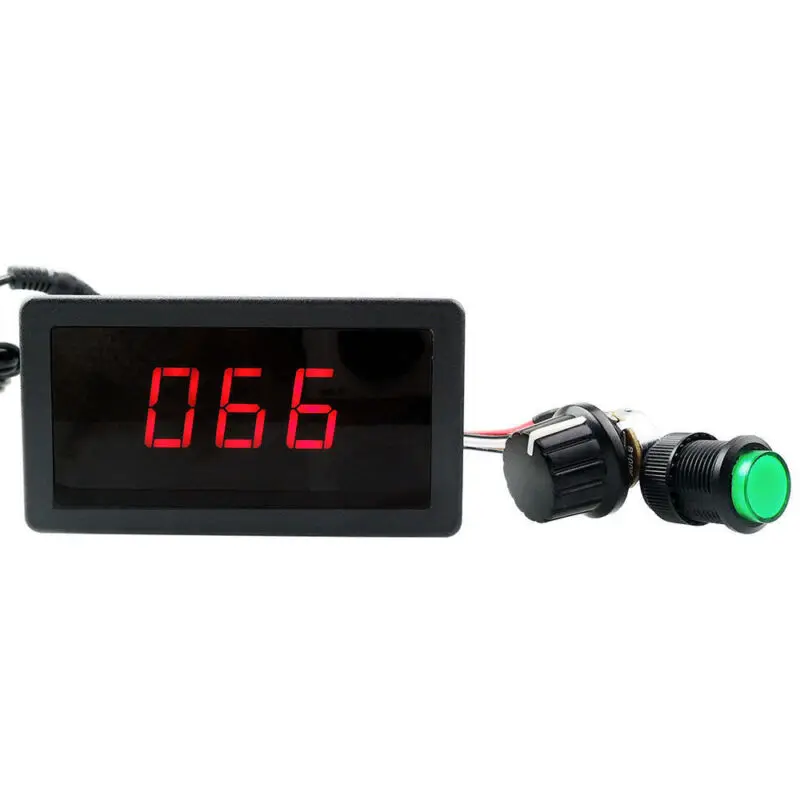 

With Digital Display Switch DC motor 1PC Speed controller 240W 12V Max 8A