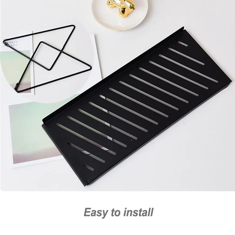 Ins металлический стеллаж для хранения настенные украшения Полка Органайзер