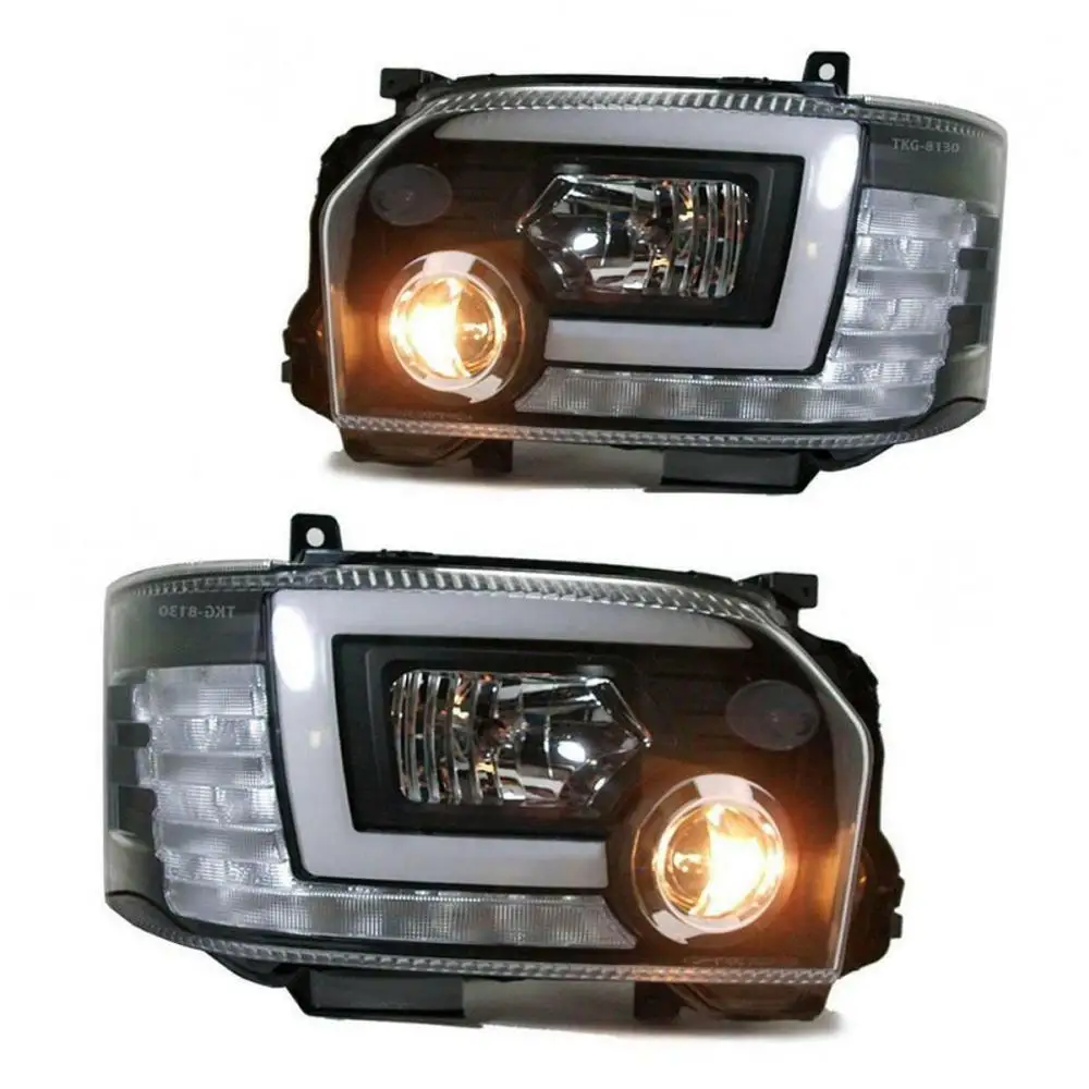 2014-2018 новые стили HID и светодиодный дневные ходовые огни передние фары для TOYOTA HIACE