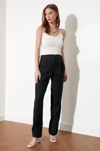 Драпированные плиссированные широкие брюки-клеш с драпировкой, TWOSS19WX0017