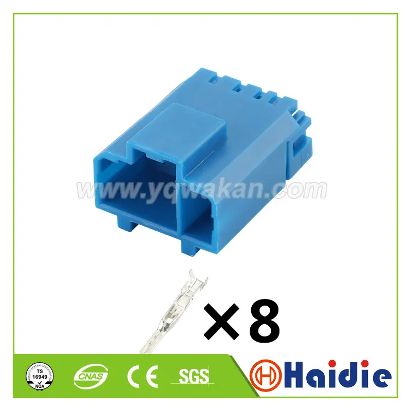 

Бесплатная доставка, 2 комплекта, 8-контактный электрический разъем, автоматический незапечатанный разъем, соединитель кабеля проводки ...