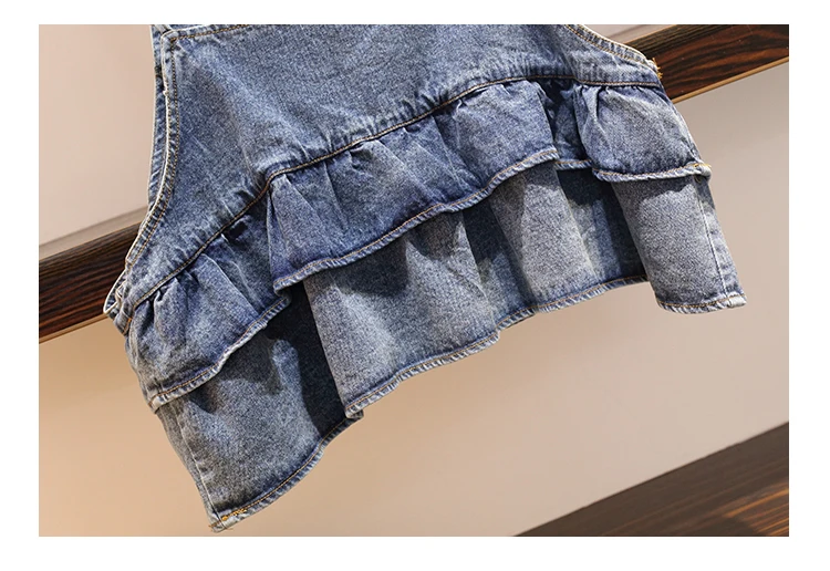 Женский комплект из 2 предметов летнее платье с коротким рукавом и бретельками