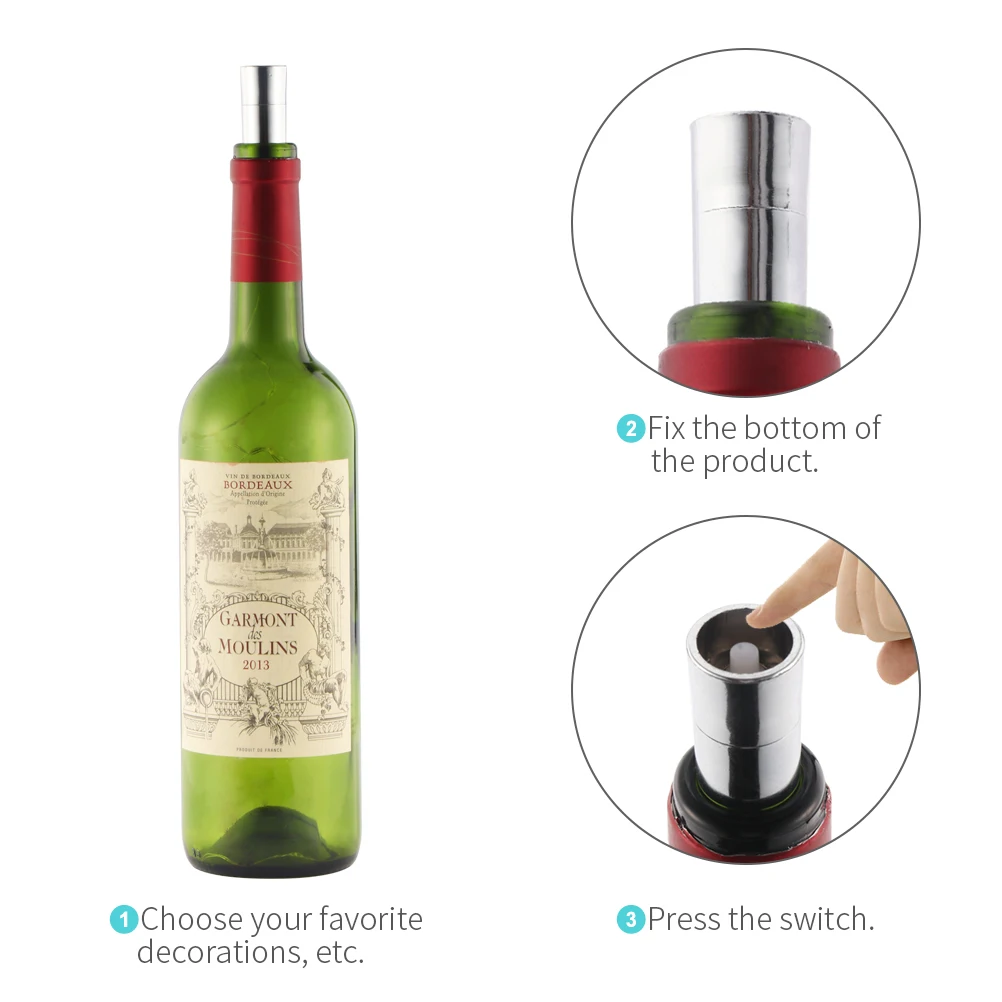 Гирлянсветильник с пробкой для бутылки стеклянной свадебное украшение