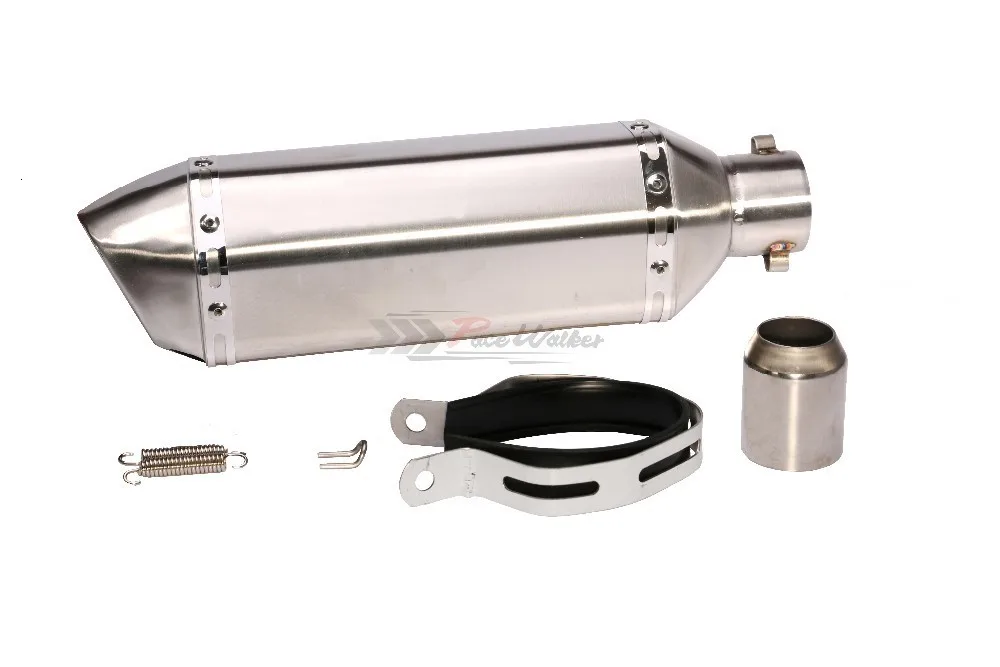 51 мм gy6 Мотоцикл выхлопная труба для CB400 CBR600 CBR1000 YZF R1 E6 GSXR600 GSXR750 Мотоцикл выхлопная труба