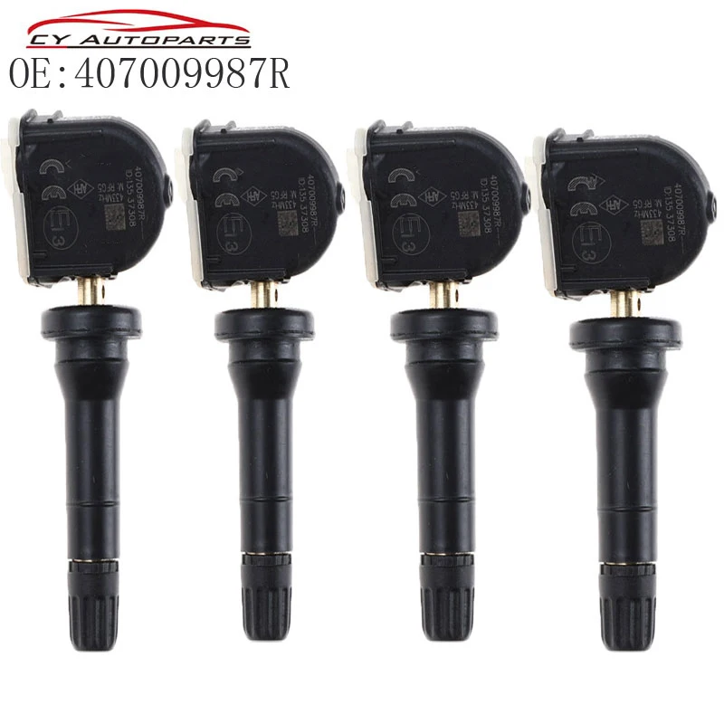 YAOPEI 4 шт. 100% Высокое качество датчик давления в шинах TPMS датчик давления в шинах для Renault 407009987R 433 МГц