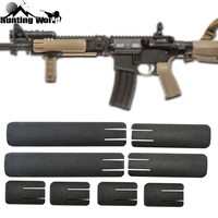 tactical 8pcs ris nylon picatinny rail cover panel kit handguard protection resistant for airsoft handguard hunting accessories