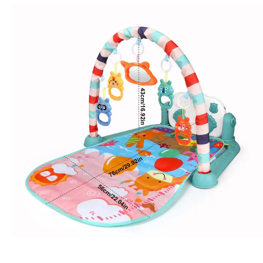 

Электрический детский игровой коврик, детский коврик для фитнеса и спортзала, обучающая игрушка, коврик для ползания для новорожденных, игр...