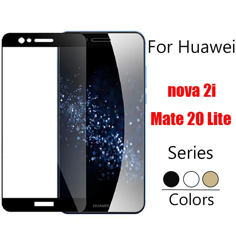 Закаленное стекло для Huawei Nova 2i протектор экрана Mate 10 Lite Nova2i искусственное Защитное 5 9 дюймов полное