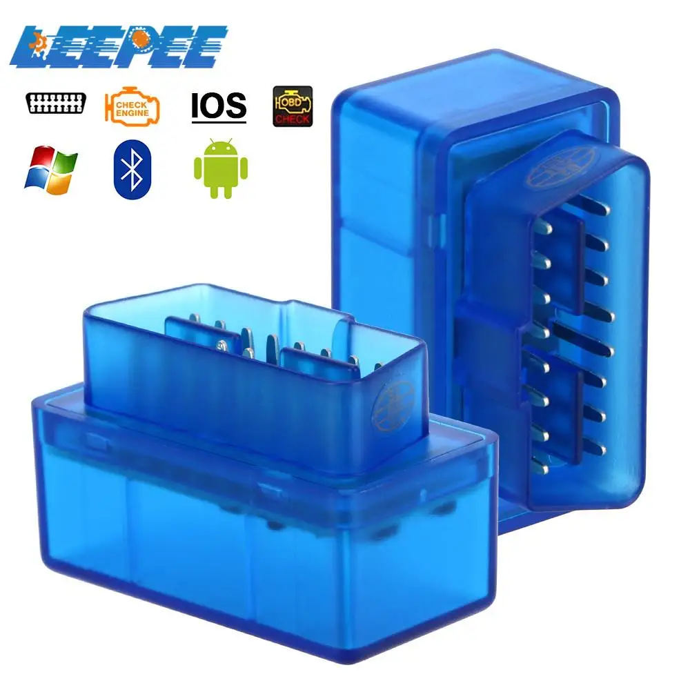 

Мини ELM327 OBD2 автомобильный диагностический сканер LEEPEE Bluetooth считыватель кодов для Android Windows IOS ремонтные инструменты автозапчасти