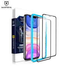 SmartDevil Diamonds Screen Protector For iPhone 11 11 Pro Max Full Coverage Glass For iPhone X XS MAX XR SE2020 High Definition