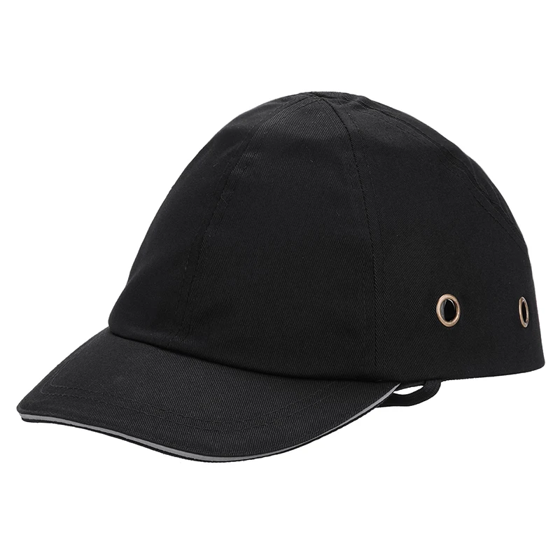 Sombrero de tela de seguridad para el trabajo, gorra de béisbol para golpes, ligera, protección para la cabeza, para sitio de construcción