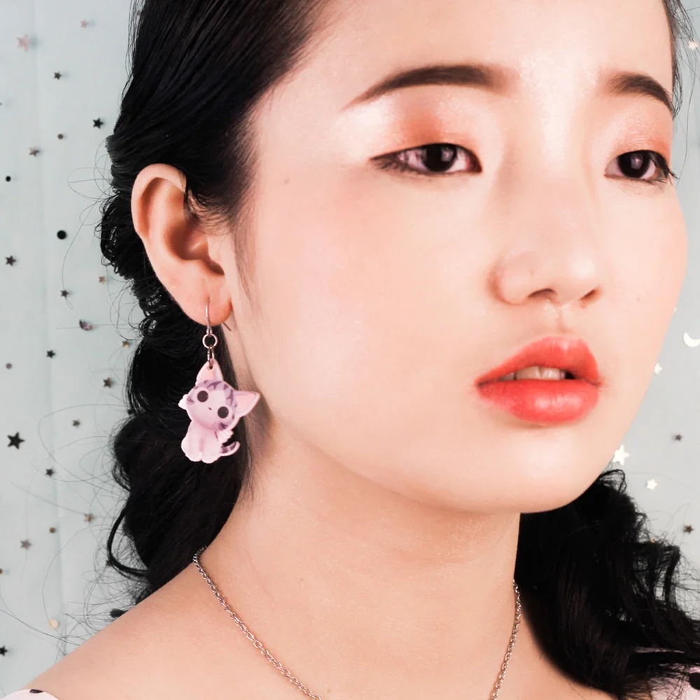 Модные Подарочные ювелирные изделия для девочек PrinSis маленькая милая серьга с