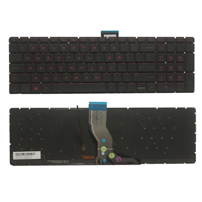 Клавиатура с подсветкой для ноутбука HP Omen 17 W000 W100 W200 17t w000 w100 w200 w001la w101la W