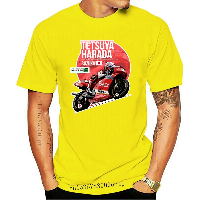 

New Men t-shirt Tetsuya Harada 1993 Suzuka tshirt Women t shirt