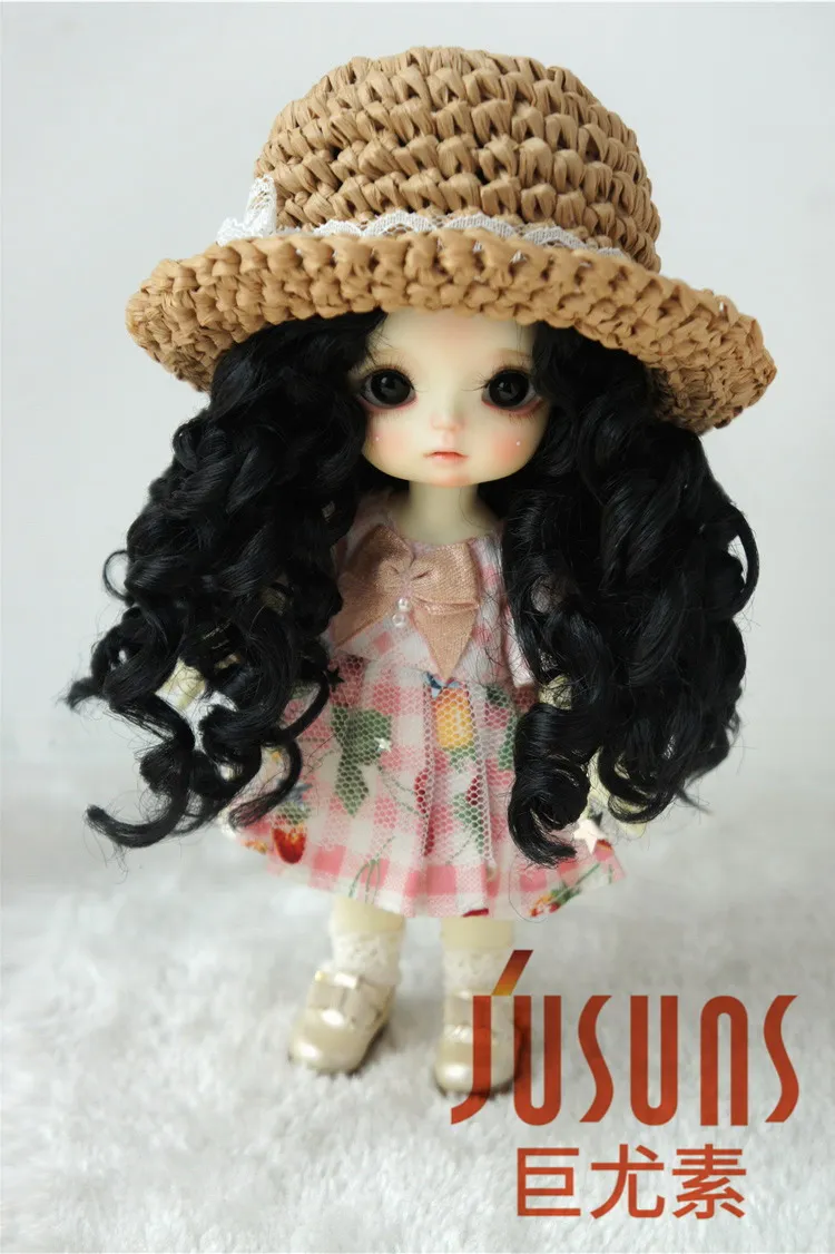 JD073 1/8 1/6 длинные кудрявые классические парики для шарнирных кукол Размер 5 6