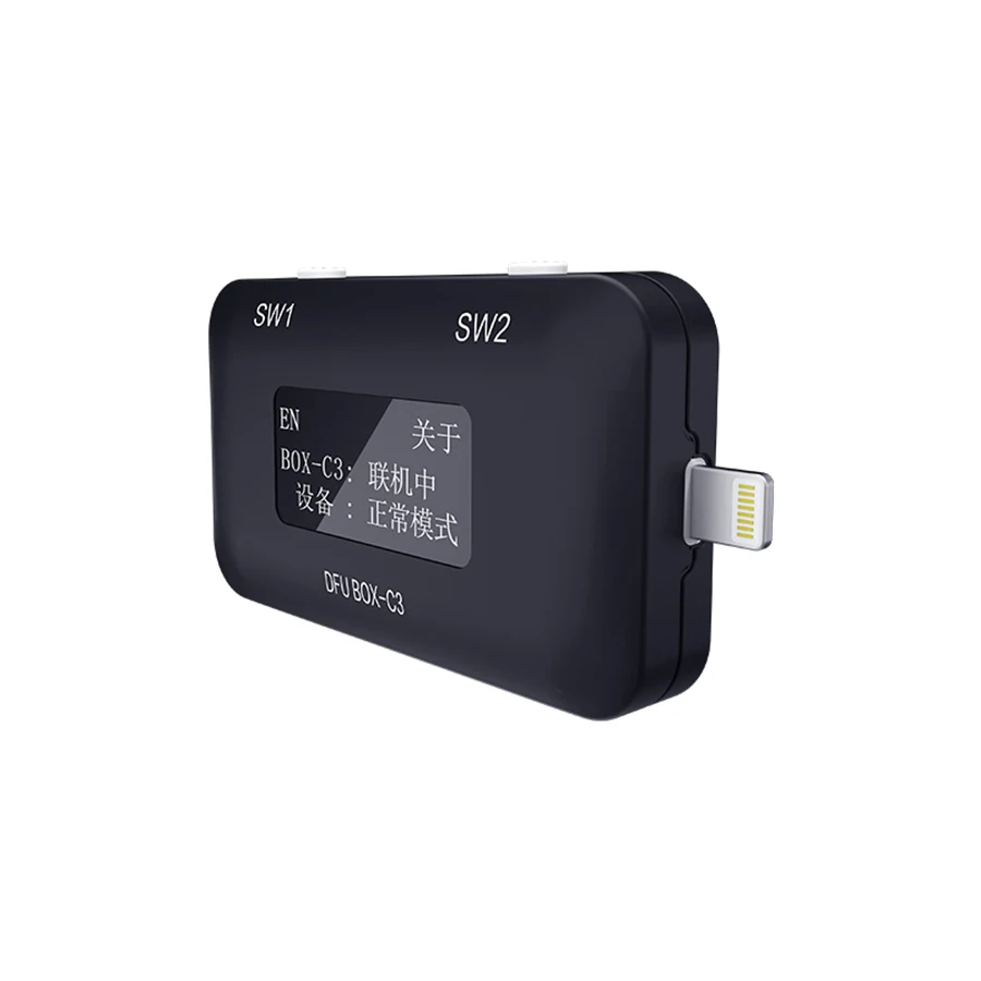 Кабель JC B-BOX C3 DFU Box Window DCSD для IOS A7-A11 один ключ фиолетовый режим iPhone и iPad