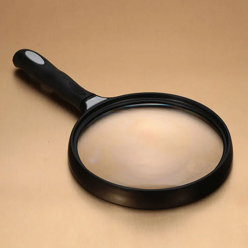2 5x130 мм Большой Объектив увеличительное Стекло чтения лупа с анти-тапочки на