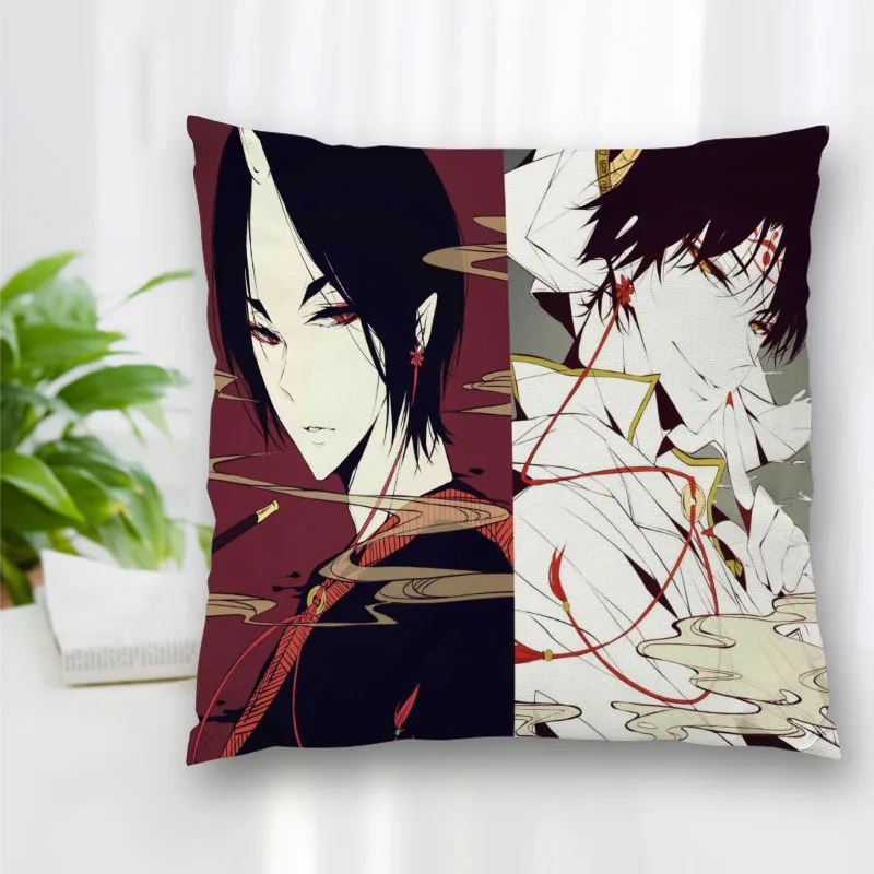 

New Hoozuki no Reitetsu Pillow Slips With Zipper Bedroom Home Office Decorative Pillow Sofa Pillowcase Cushions Pillow Cover
