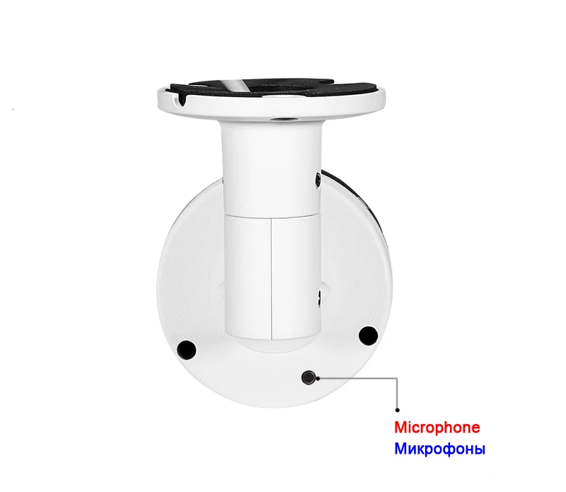 6 шт. массив светодиодов водонепроницаемый IP66 Металл 8MP 5MP 4MP 3MP 1080P Auido H.265 + 25Fps ONVIF