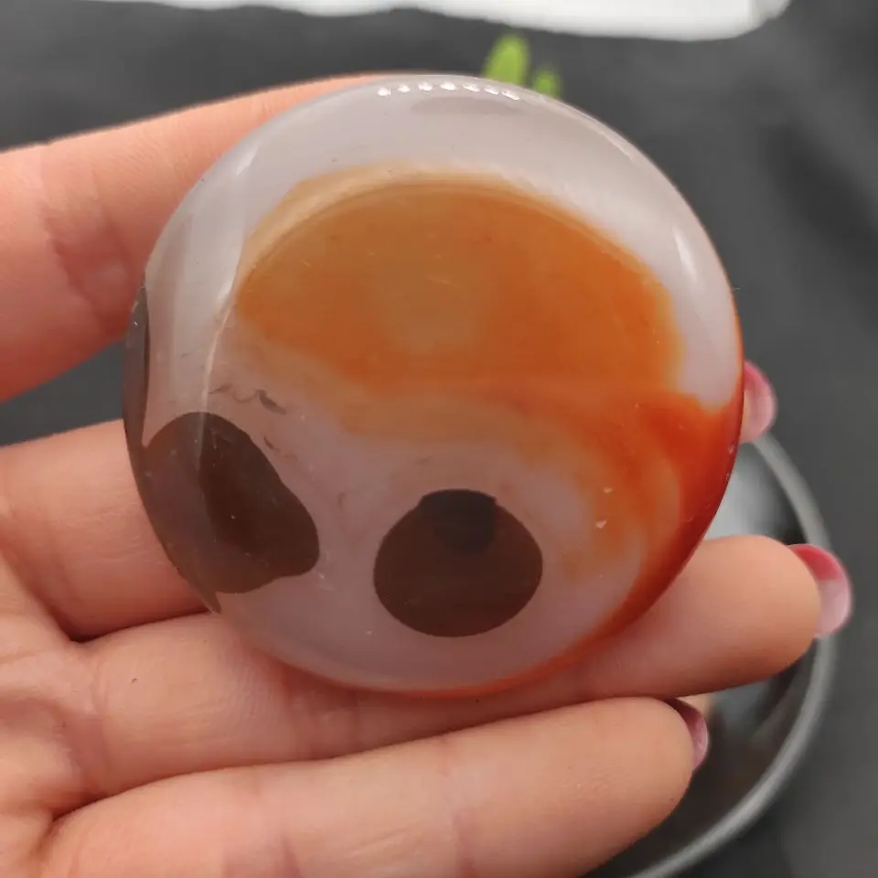 1 шт. натуральные опущенные камни и минералы sardonyx ладонный Агат лечебные