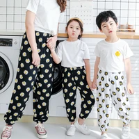 childrens anti mosquito pants summer thingirls lanternpants foreign air filled people cotton breathable baby long pants boy