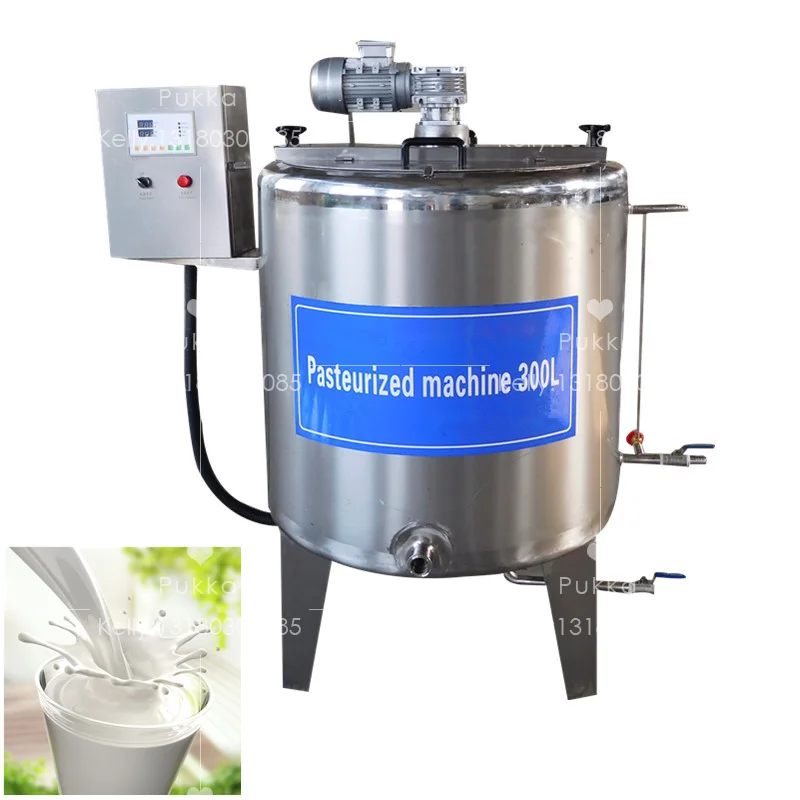 

304 Stainless Steel 300L Pasteurizer Milk Machine Milk Pasteurization Tank