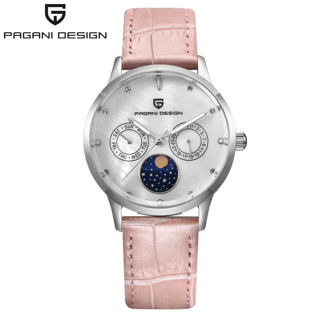 PAGANI DESIGN брендовые модные женские кварцевые часы Reloj Mujer Для женщин Водонепроницаемый корпус и циферблат часы к вечернему платью Relogio Feminino - Цвет: 3