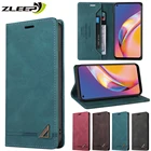 Кожаный чехол-книжка для OPPO Find X3 A94 A93 A92 73 A72 A53 A52 A15 Realme 7 GT C11 C15 F17 F19 Pro Reno 4 Lite 4Z, чехол с отделением для карт