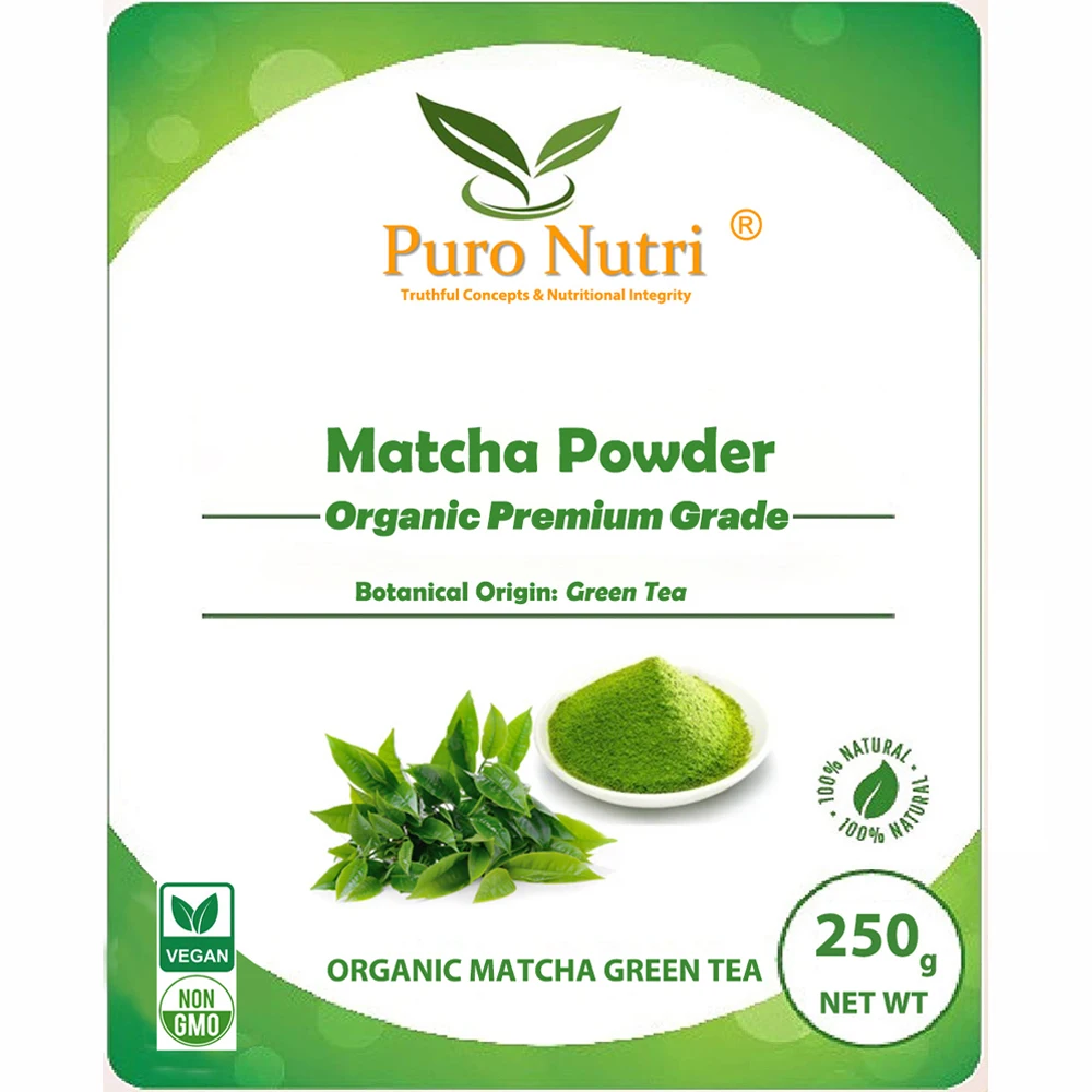 

PuroNutri All Nature Organic Matcha Green Tea Powder Premium Grade Wholesale