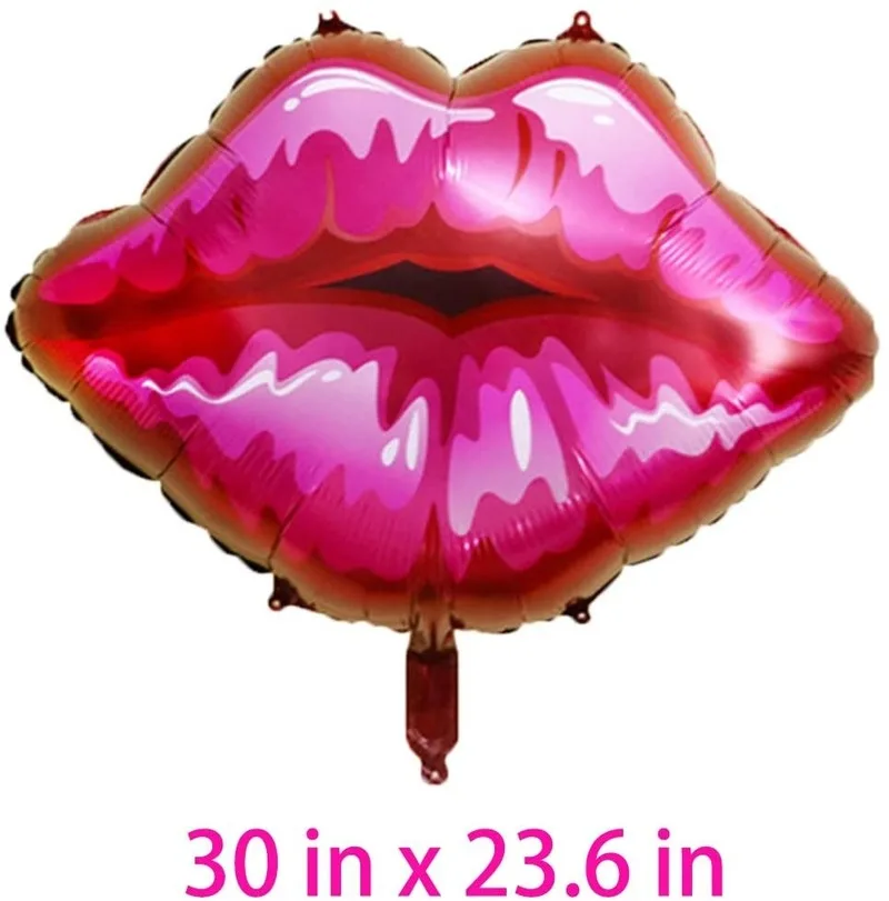 Шары из фольги в виде губной помады для крупных девочек 5 16 21 30 украшения дня