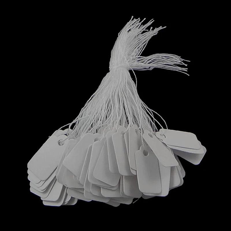 Оптовая продажа 500 ярлык для ювелирных изделий со шнурком демонстрации одежды с