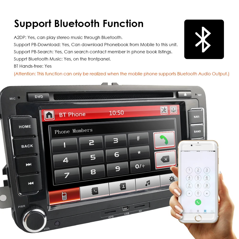 7 дюймовый 2din автомобильный DVD плеер GPS радио для старого VW PASSAT B5 B6 транспортер T4/T5