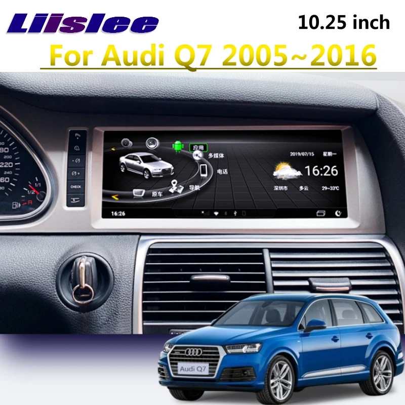 10,2" HD экран стерео Android 7,1 up Автомобильный gps Navi карта для Audi Q7 4L 2010~ MMI стиль мультимедийный плеер Авто Радио