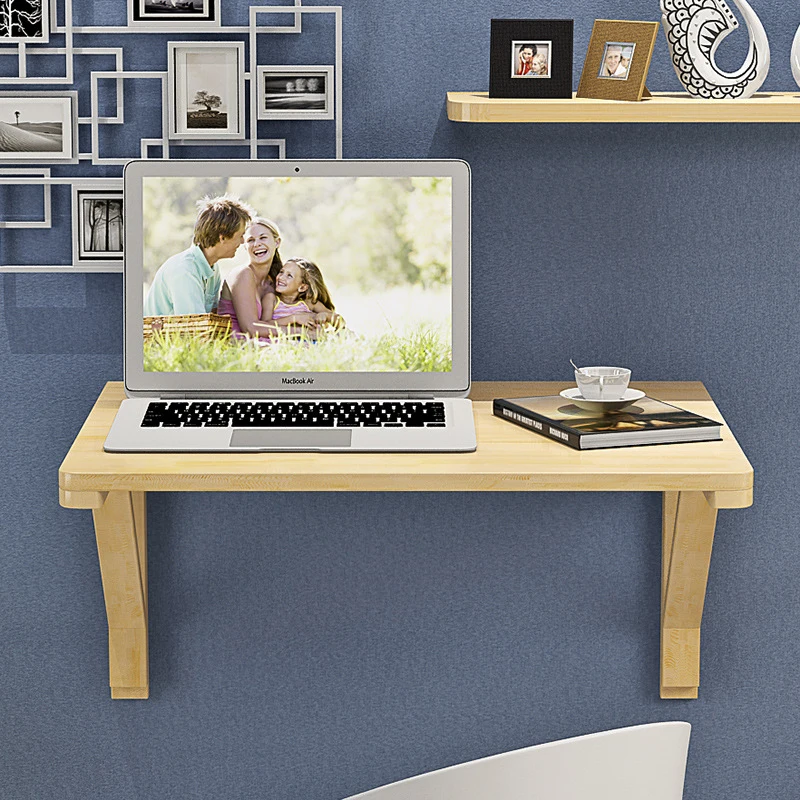 Складной стол из массива дерева планшетофон 120*60 см настенный компьютерный