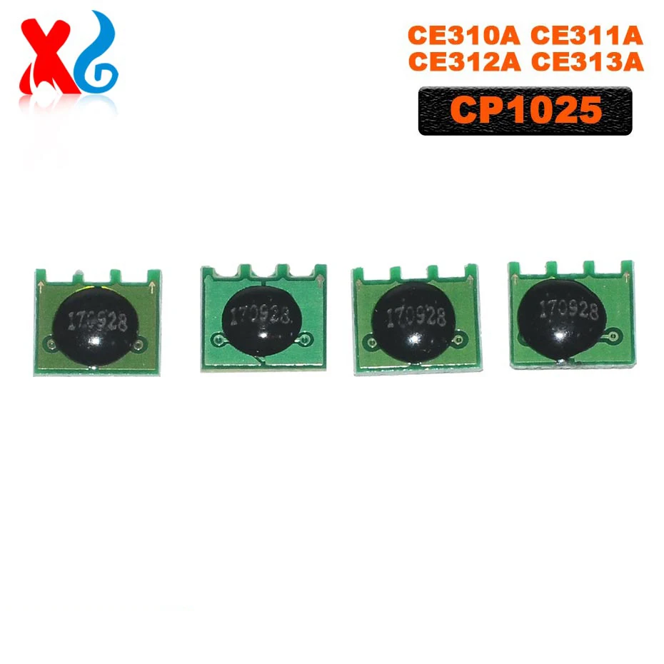 5 комплектов 126A CE310A CE311A CE312A CE313A совместимый картридж с тонером замена чипа для HP