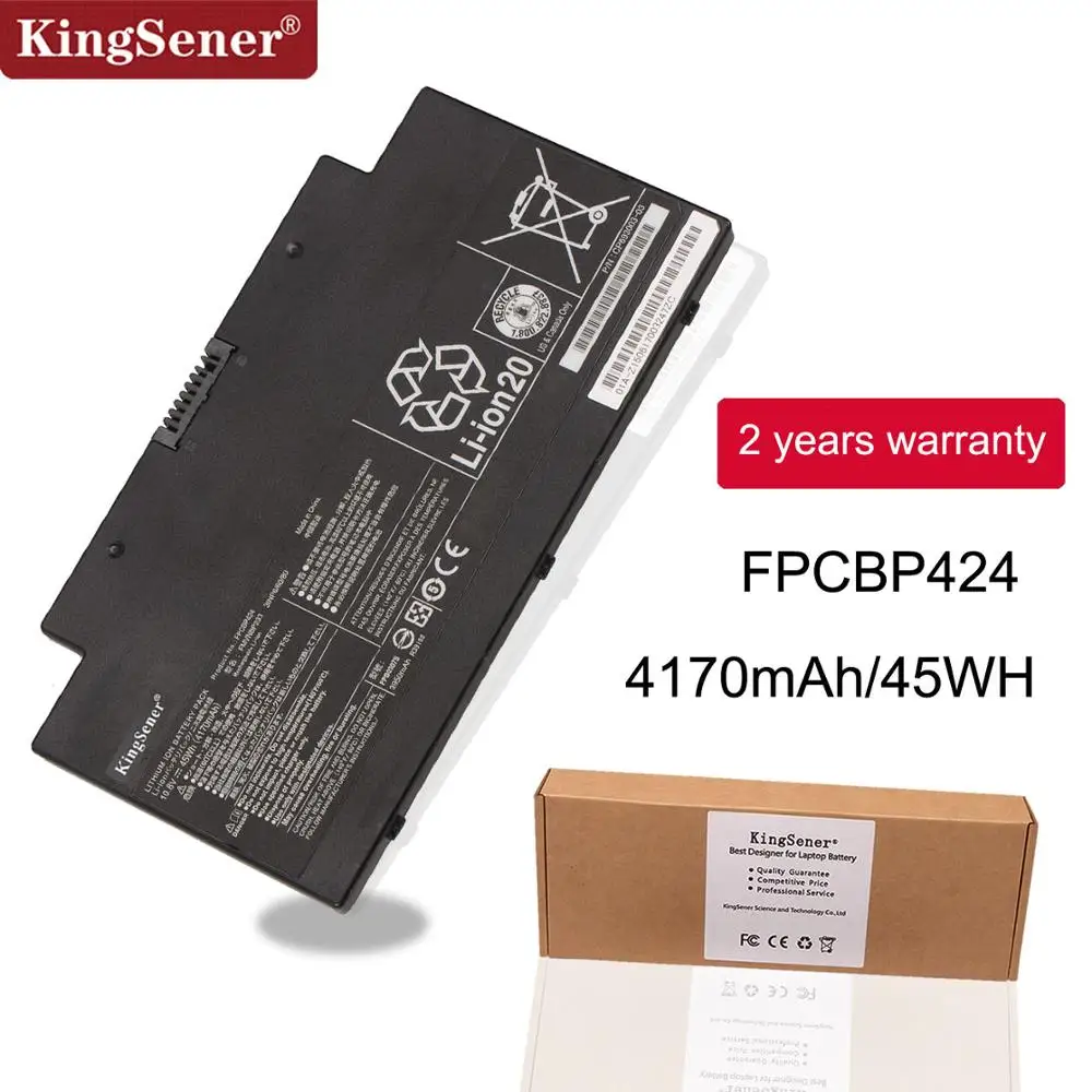 

KingSener FPCBP424 Laptop Battery for Fujitsu LifeBook AH77 AH77/S AH77/M AH556 FMVNBP233 CP700538-01 10.8V 45Wh 4170mAh