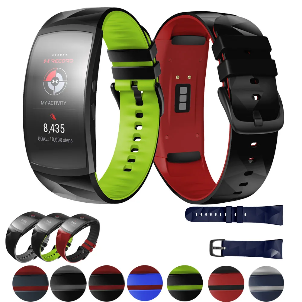 Сменный силиконовый ремешок для Samsung Gear Fit 2 Pro Band роскошный браслет Fit2 SM-R360 |