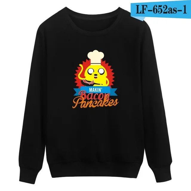 black С изображением Финна из Adventure Time And Jake собака уход за кожей лица толстовки с капюшоном Мужские и женские флисовые худи Толстовка Модный пуловер спортивный костюм верхняя часть - Цвет: black