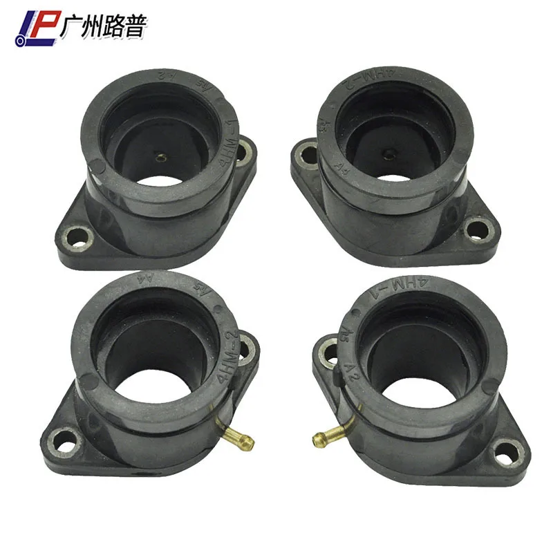 4 шт. МОТОЦИКЛ КАРБЮРАТОР впускной коллектор для Yamaha XJR400 93-00 4HM-13586-00 4HM-13596-00