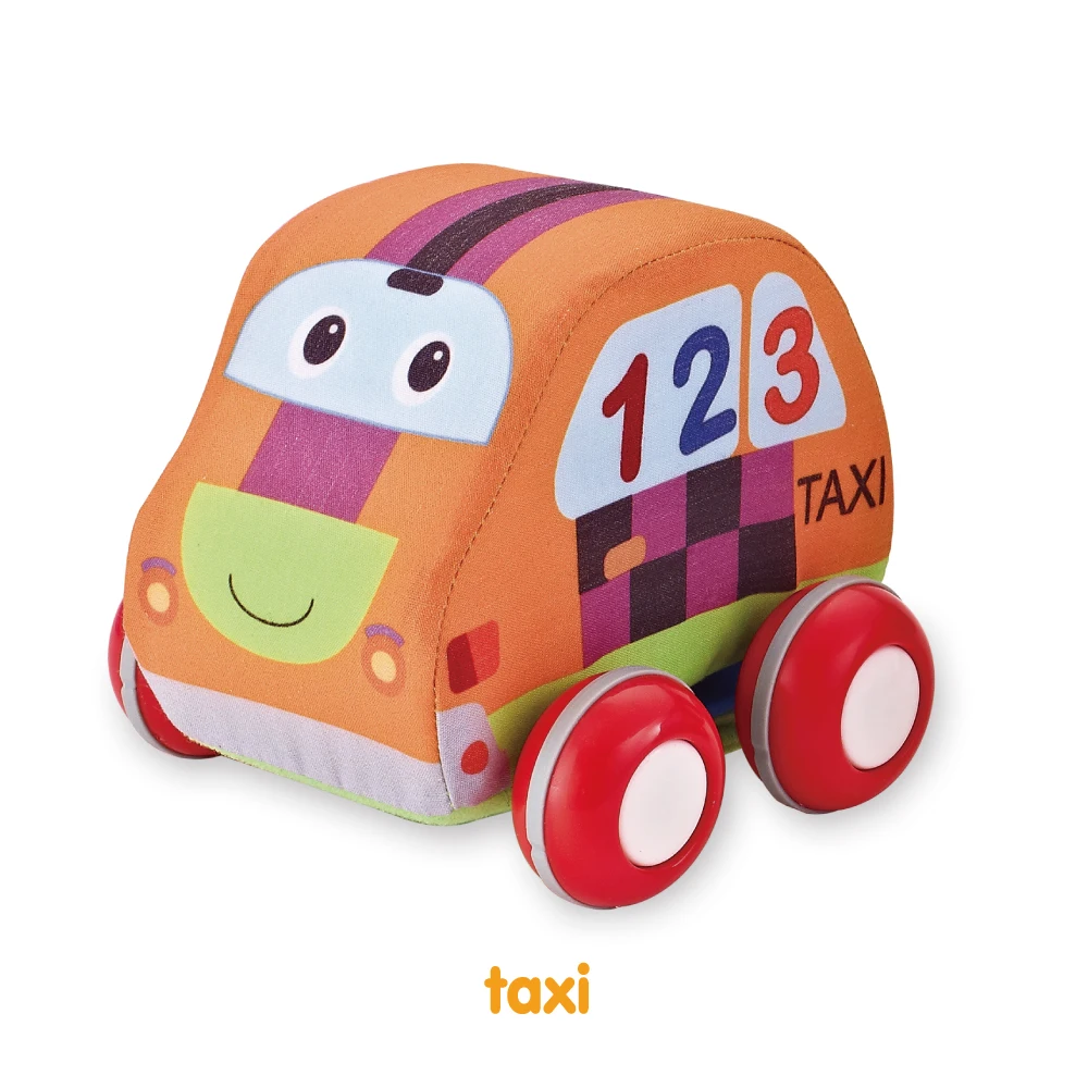 

Cartoon Pull back Car Soft Baby Toy Set Resistance to Fall Vehicle Toys Early Educational Cloth Car For Children