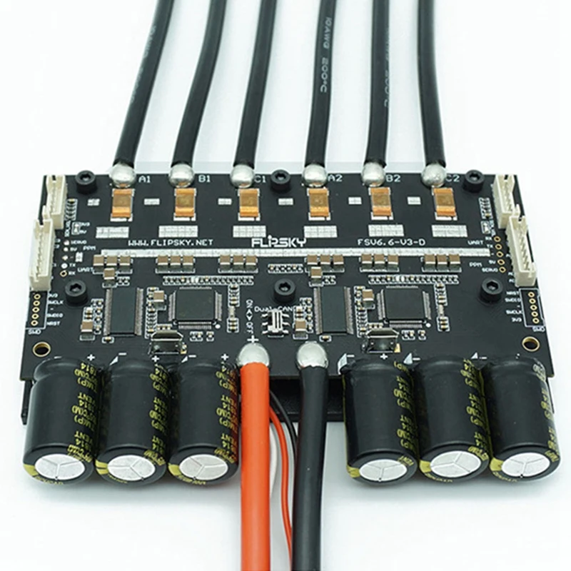 

FLIPSKY Dual FSESC6.6 Based Upon VESC6 with Aluminum Heatsink for Electric Surfboard Rc Car Drone E-Bike Dual FSESC6.6