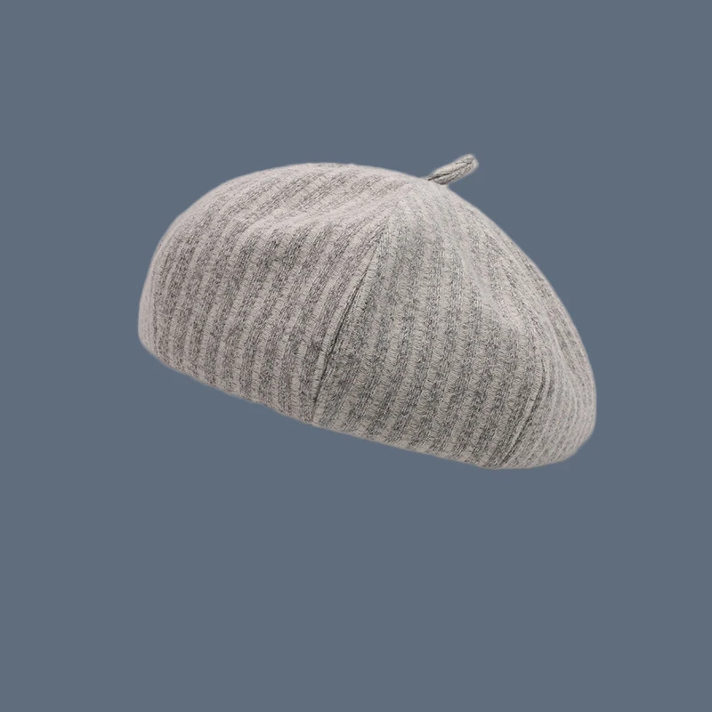 Women French Style Beret 1940'S Vintage Elegant Classic Tweed Wool Artist Beanie Traditions Womens Hat London Outdoor Cap Beanie